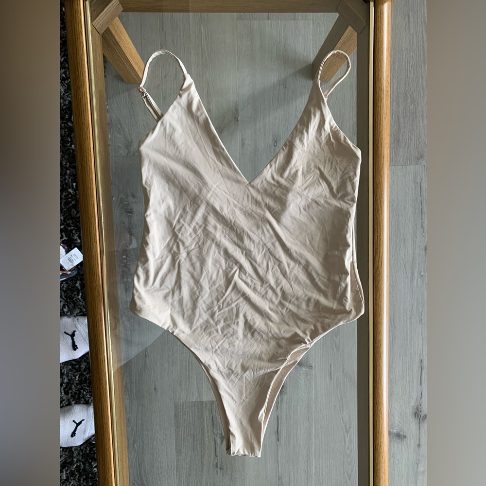 MyraSwim plunging v-neck one piece